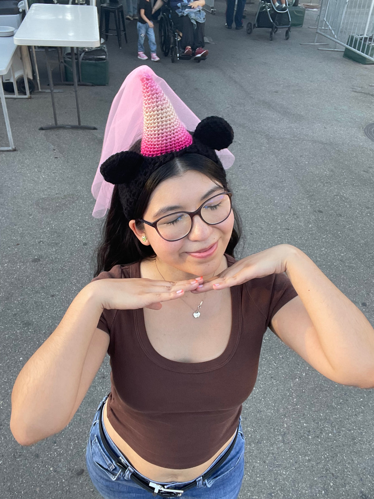 Crochet Princess Minnie Headband