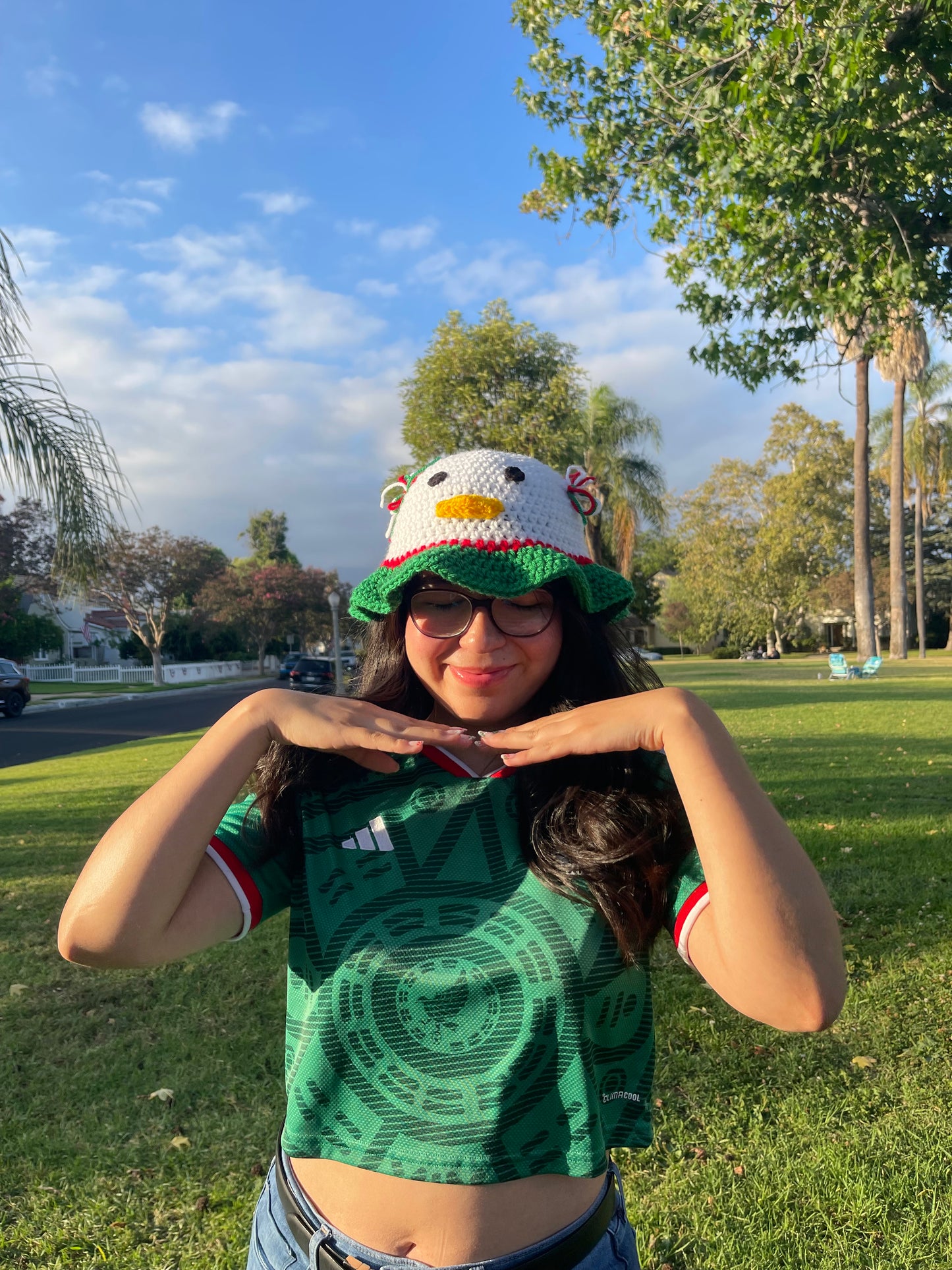 Crochet Mexican Patito Bucket Hat