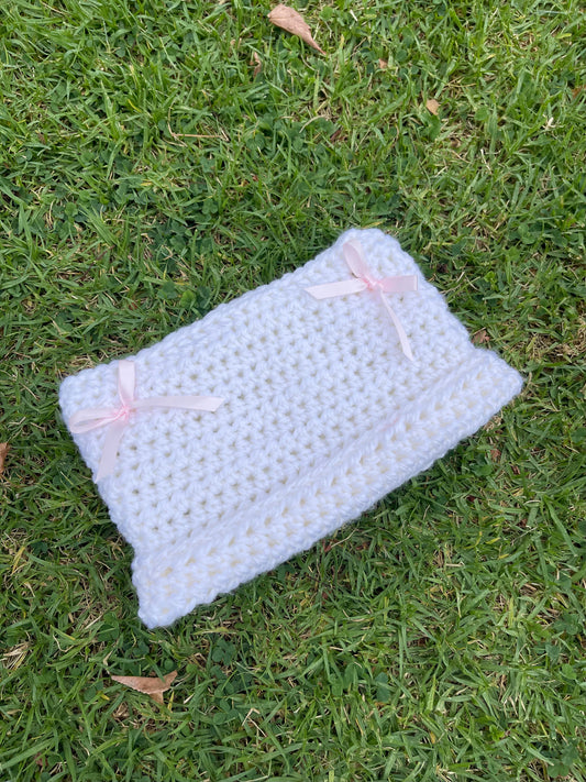 Gorro de gato de ganchillo