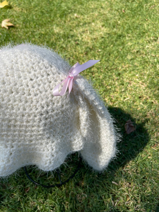 Crochet Bunny Bucket Hat