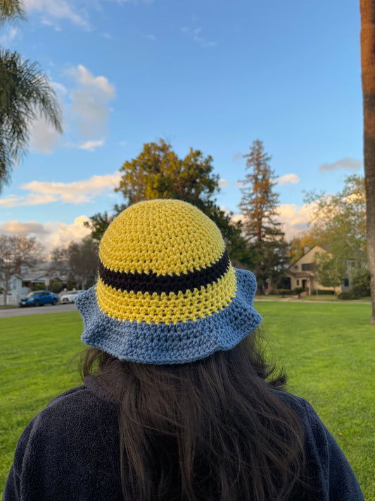 Crochet Minion Bucket Hat