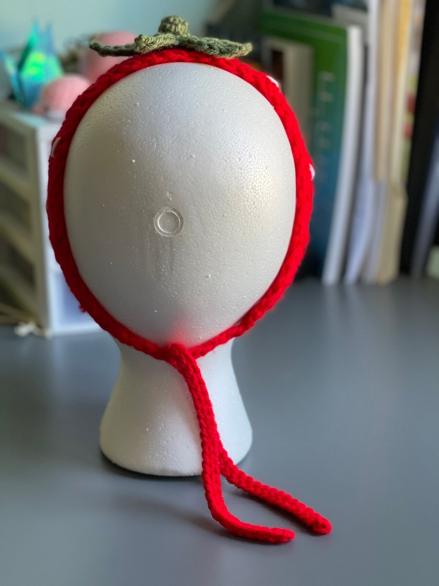 Crochet Strawberry Headband