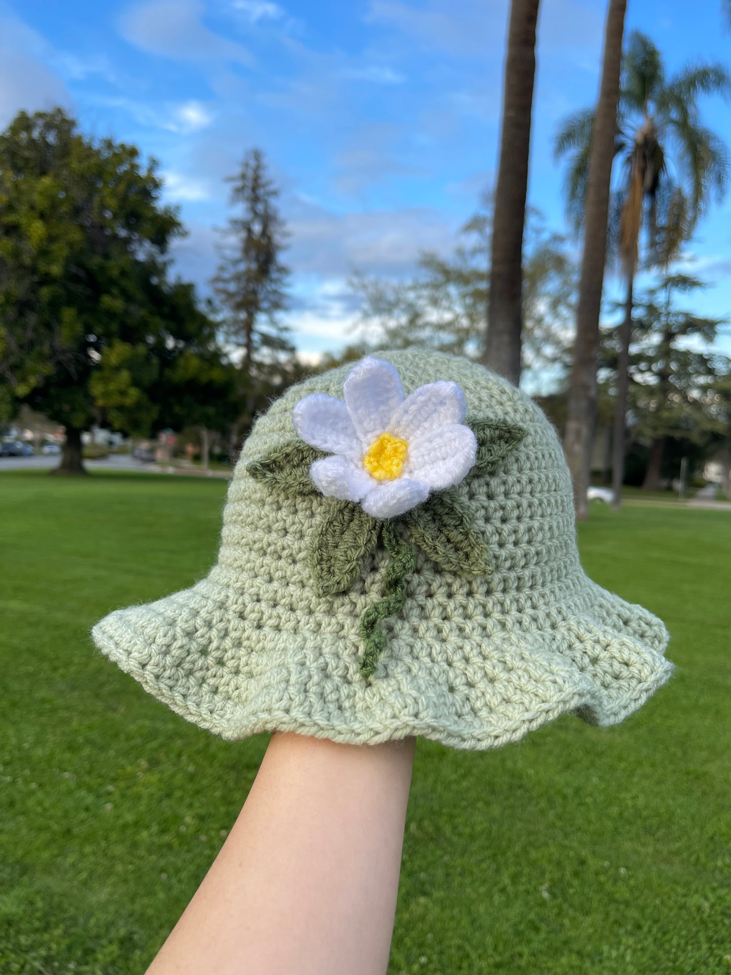 Crochet Princess Tiana Bucket Hat