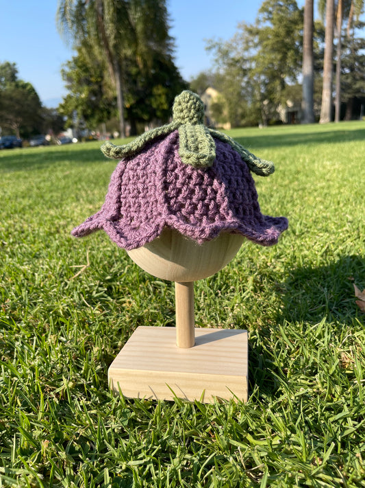 Crochet Tulip Bucket Hat (Baby Size)