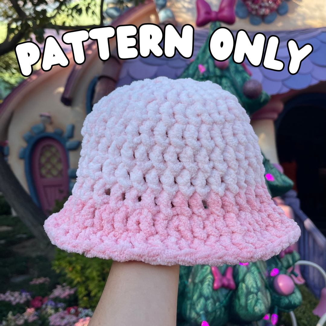 Crochet Chunky Bucket Hat PATTERN