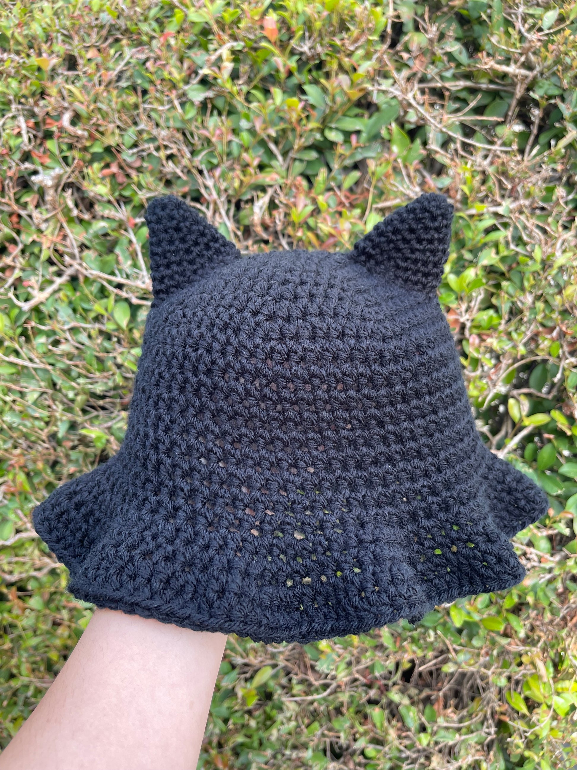 Crochet Cat Bucket Hat – natgiso - Main Image