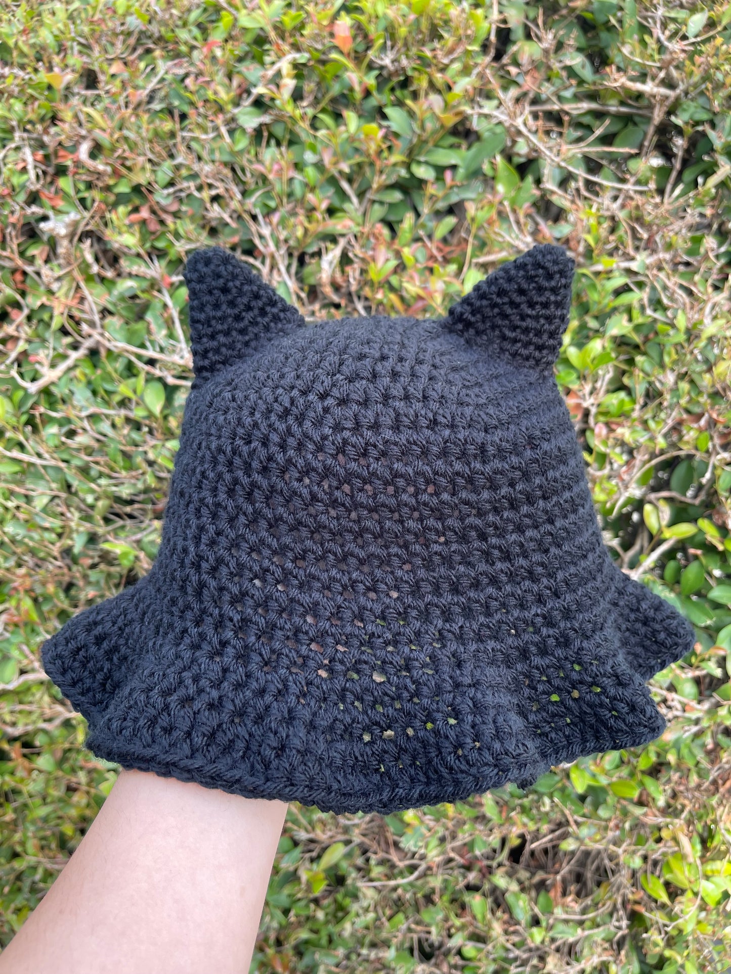 Crochet Cat Bucket Hat