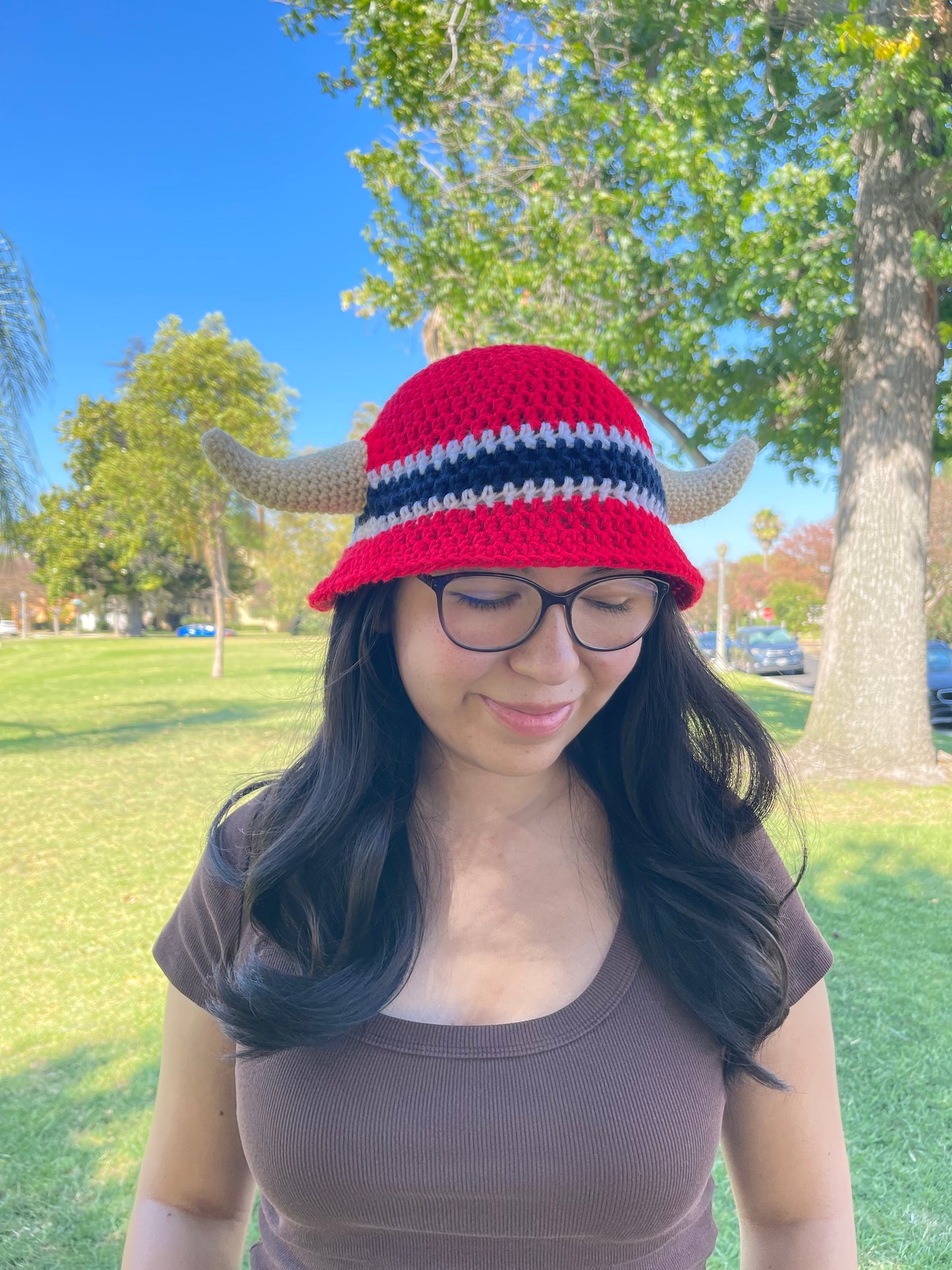 Crochet Norwegian Viking Bucket Hat