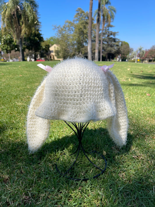 Crochet Bunny Bucket Hat