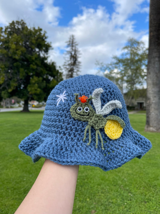 Crochet Ray Bucket Hat