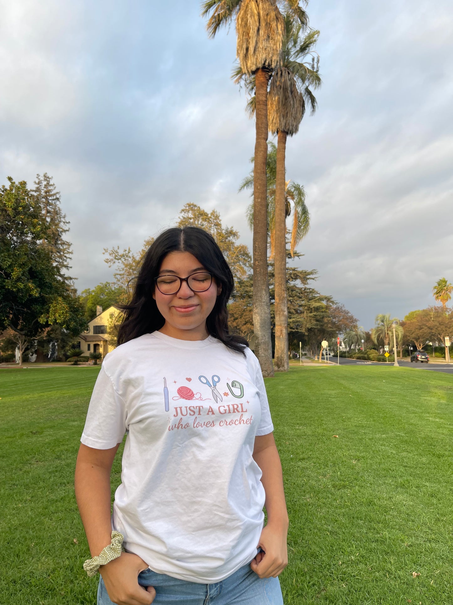 “Just a girl who loves crochet” - Graphic Tee