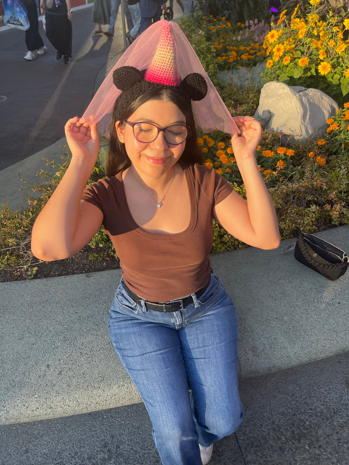 Crochet Princess Minnie Headband