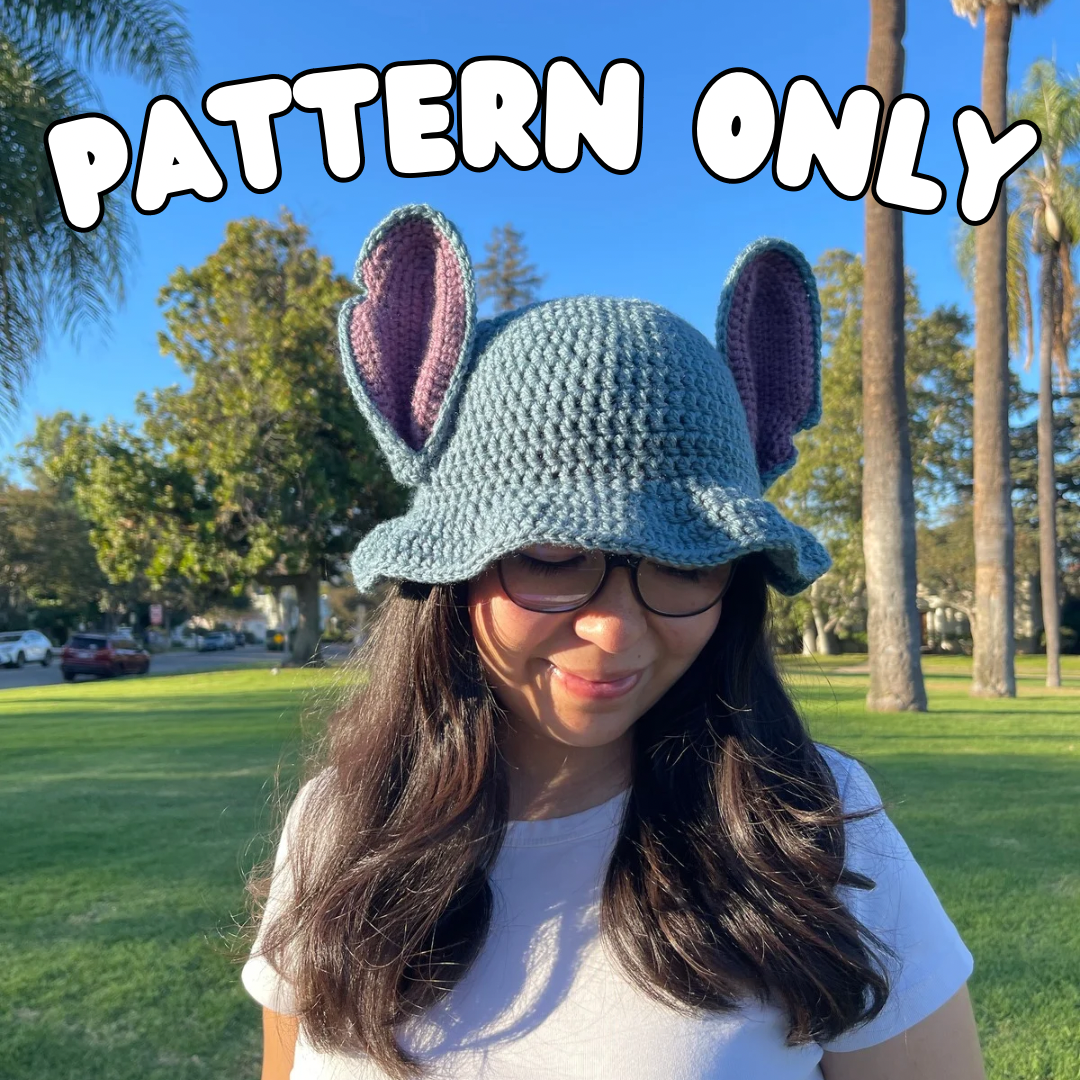 Crochet Stitch Bucket Hat PATTERN
