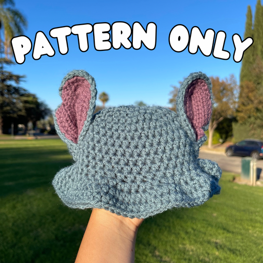 Crochet Stitch Bucket Hat BABY SIZE PATTERN