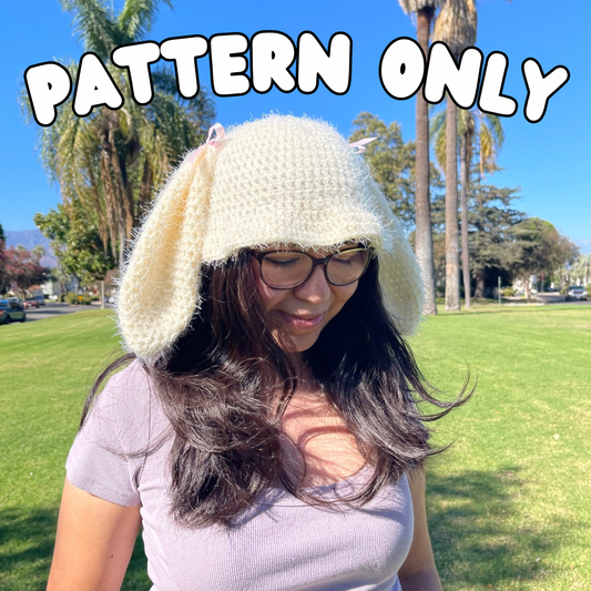 Crochet Bunny Bucket Hat PATTERN
