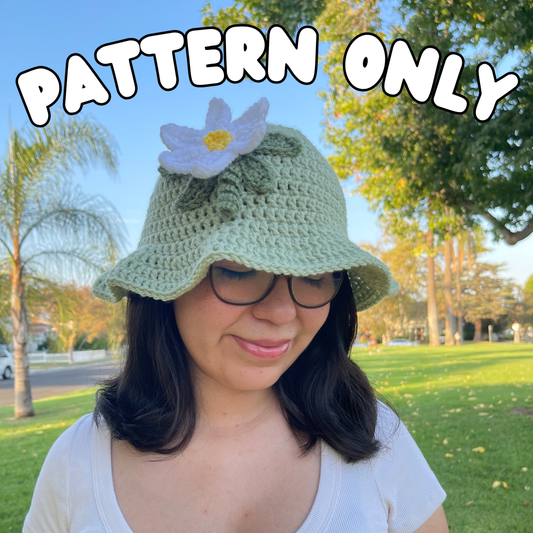Crochet Princess Tiana Bucket Hat PATTERN