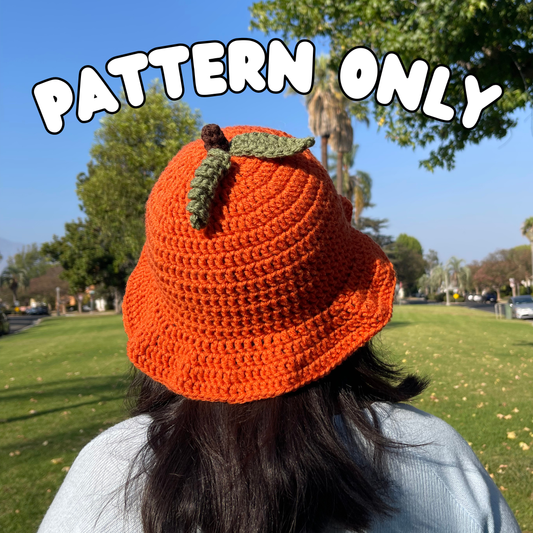 Crochet Pumpkin Bucket Hat PATTERN