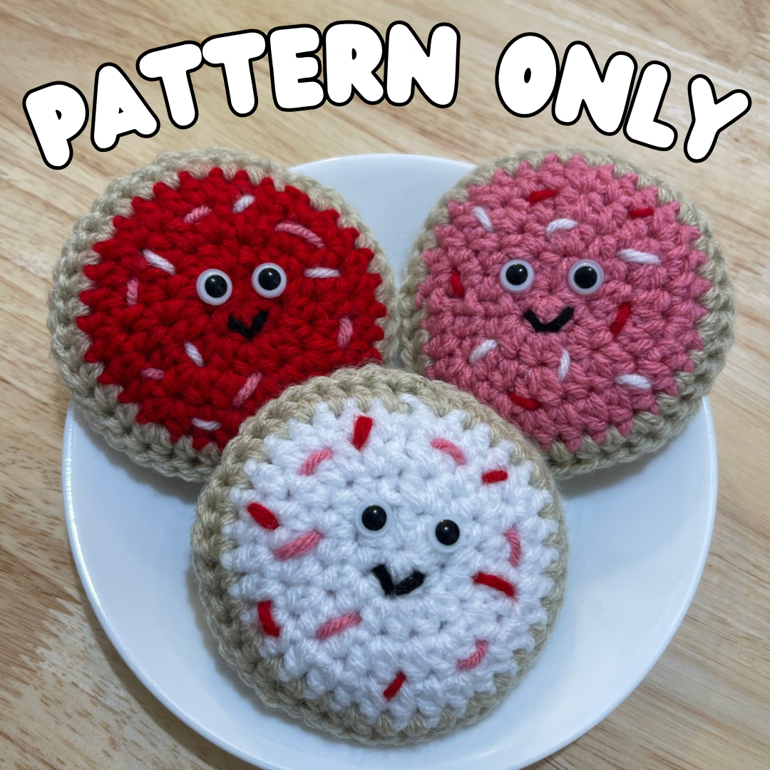 Crochet Valentine’s Sugar Cookie PATTERN