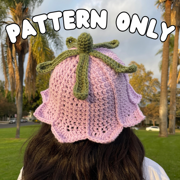 Crochet Tulip Bucket Hat PATTERN