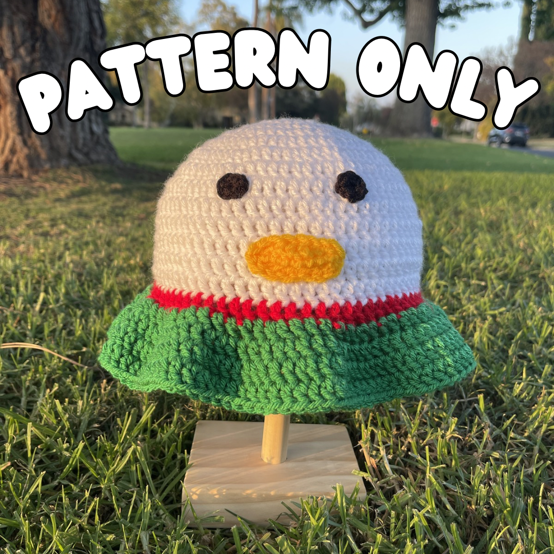 Crochet Pato Merlin Bucket Hat PATTERN