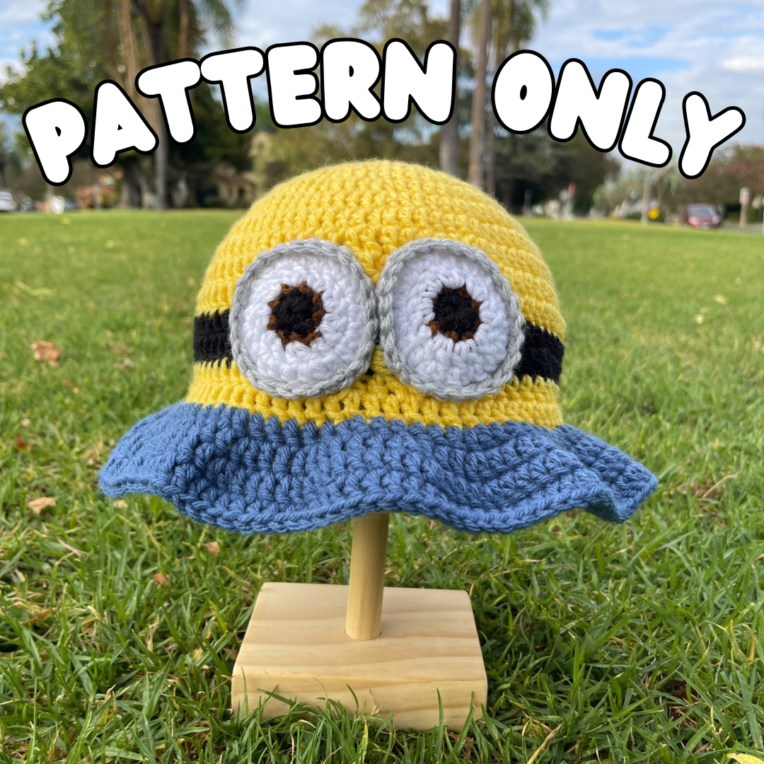 Crochet Minion Bucket Hat PATTERN