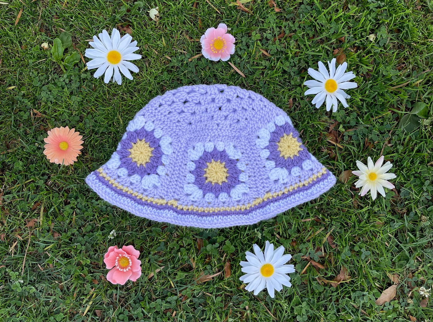 Crochet Tangled Bucket Hat